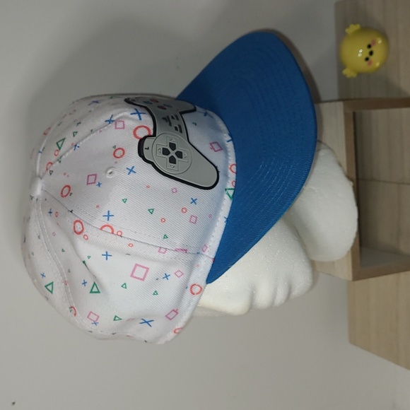 Sony Playstation 3-D Rubber Controller Flat Brim Used 2018 Snapback Hat ...EUC - Picture 3 of 17